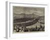 The Volunteer Review at Tring on Easter Monday, the March Past at Beacon Hill-null-Framed Giclee Print