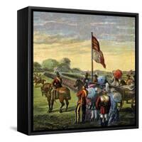 The Volunteer Review, C1850S-null-Framed Stretched Canvas