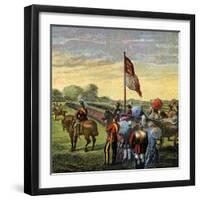 The Volunteer Review, C1850S-null-Framed Giclee Print