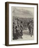 The Volunteer Review in Hyde Park, the March Past before Hrh the Prince of Wales-Godefroy Durand-Framed Giclee Print