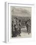 The Volunteer Review in Hyde Park, the March Past before Hrh the Prince of Wales-Godefroy Durand-Framed Giclee Print