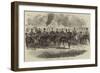 The Volunteer Review in Hyde Park, the Prince of Wales and His Staff-null-Framed Giclee Print