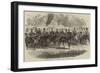 The Volunteer Review in Hyde Park, the Prince of Wales and His Staff-null-Framed Giclee Print