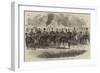 The Volunteer Review in Hyde Park, the Prince of Wales and His Staff-null-Framed Giclee Print