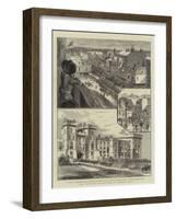 The Volunteer Review, Notes in Windsor Town-null-Framed Giclee Print