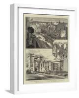 The Volunteer Review, Notes in Windsor Town-null-Framed Giclee Print