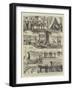 The Volunteer Review, Notes with the Ambulances-null-Framed Giclee Print