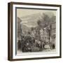 The Volunteer Review, the High-Street of Guildford on Easter Sunday-null-Framed Giclee Print