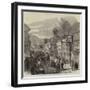 The Volunteer Review, the High-Street of Guildford on Easter Sunday-null-Framed Giclee Print