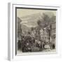 The Volunteer Review, the High-Street of Guildford on Easter Sunday-null-Framed Giclee Print