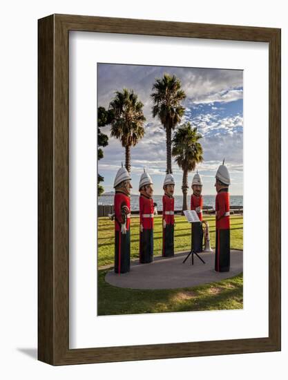 The Volunteer Rifle Band Statues in Steampacket Gardens, Geelong, Victoria, Australia.-Cahir Davitt-Framed Photographic Print