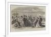 The Volunteer Sham Fight at Brighton on Easter Monday-null-Framed Giclee Print