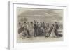 The Volunteer Sham Fight at Brighton on Easter Monday-null-Framed Giclee Print