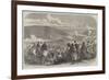 The Volunteer Sham Fight at Brighton on Easter Monday-null-Framed Giclee Print