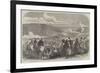 The Volunteer Sham Fight at Brighton on Easter Monday-null-Framed Giclee Print