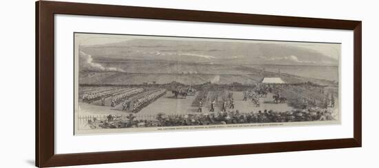 The Volunteer Sham Fight at Brighton on Easter Monday-null-Framed Giclee Print