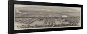 The Volunteer Sham Fight at Brighton on Easter Monday-null-Framed Giclee Print