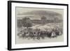 The Volunteer Sham Fight in Camden Park, Skirmishers Covering the Retreat-Frederick John Skill-Framed Giclee Print