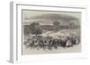 The Volunteer Sham Fight in Camden Park, Skirmishers Covering the Retreat-Frederick John Skill-Framed Giclee Print