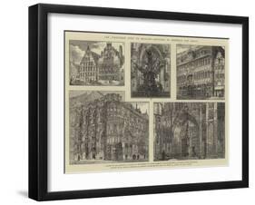 The Volunteer Visit to Belgium, Sketches in Brussels and Ghent-Henry William Brewer-Framed Giclee Print