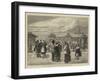 The Volunteers at Brighton, the New Pier-null-Framed Giclee Print