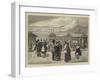 The Volunteers at Brighton, the New Pier-null-Framed Giclee Print