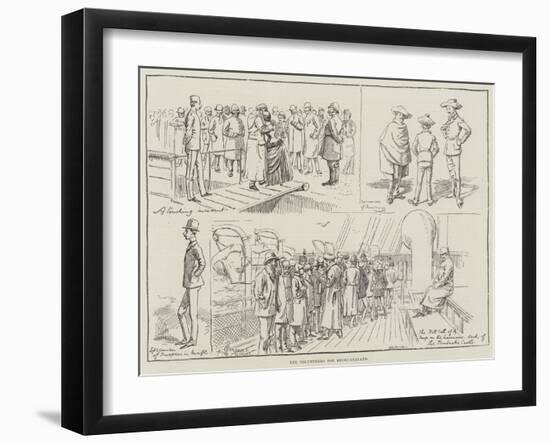 The Volunteers for Bechuanaland-Alfred Courbould-Framed Giclee Print