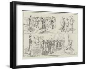 The Volunteers for Bechuanaland-Alfred Courbould-Framed Giclee Print