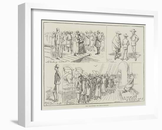 The Volunteers for Bechuanaland-Alfred Courbould-Framed Giclee Print