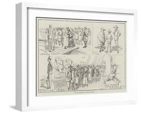 The Volunteers for Bechuanaland-Alfred Courbould-Framed Giclee Print