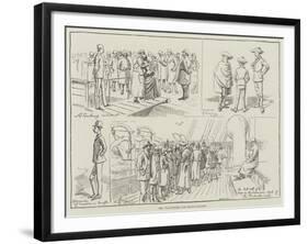 The Volunteers for Bechuanaland-Alfred Courbould-Framed Giclee Print