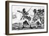 The Volunteers in Sabots at the Battle of Valmy-Caran D'Ache-Framed Giclee Print