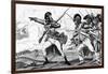 The Volunteers in Sabots at the Battle of Valmy-Caran D'Ache-Framed Giclee Print