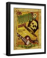 The Voodoo Lounge-Old Red Truck-Framed Giclee Print