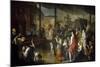The Vote of the Citizens of Carmarthenshire to End the Plague of 1630-Luigi Vanvitelli-Mounted Giclee Print