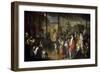 The Vote of the Citizens of Carmarthenshire to End the Plague of 1630-Luigi Vanvitelli-Framed Giclee Print