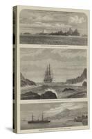 The Voyage of HMS Challenger, St Paul's Rocks, from the East-null-Stretched Canvas