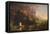 The Voyage of Life: Childhood, 1842 (Oil on Canvas)-Thomas Cole-Framed Stretched Canvas