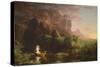 The Voyage of Life: Childhood, 1842 (Oil on Canvas)-Thomas Cole-Stretched Canvas