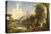The Voyage of Life: Childhood, 1842-Thomas Cole-Stretched Canvas