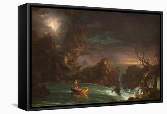 The Voyage of Life: Manhood, by Thomas Cole,-Thomas Cole-Framed Stretched Canvas