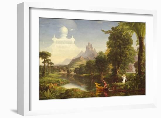 The Voyage of Life: Youth, 1842-Thomas Cole-Framed Premium Giclee Print