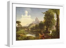 The Voyage of Life: Youth, 1842-Thomas Cole-Framed Premium Giclee Print