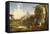 The Voyage of Life: Youth, 1842-Thomas Cole-Framed Stretched Canvas