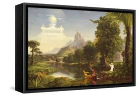 The Voyage of Life: Youth, 1842-Thomas Cole-Framed Stretched Canvas