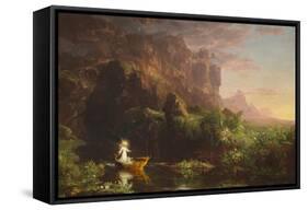 The Voyage of Life: Youth, 1842-Thomas Cole-Framed Stretched Canvas