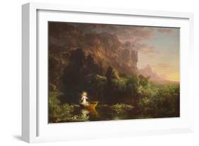 The Voyage of Life: Youth, 1842-Thomas Cole-Framed Art Print