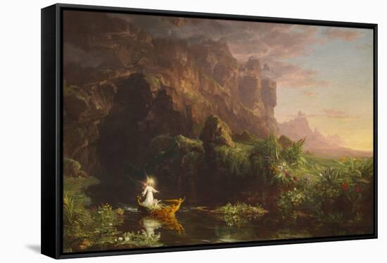 The Voyage of Life: Youth, 1842-Thomas Cole-Framed Stretched Canvas