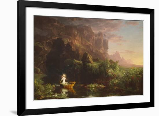 The Voyage of Life: Youth, 1842-Thomas Cole-Framed Premium Giclee Print