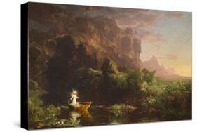 The Voyage of Life: Youth, 1842-Thomas Cole-Stretched Canvas